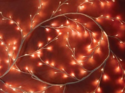 Cadena de luz LED con forma de rama